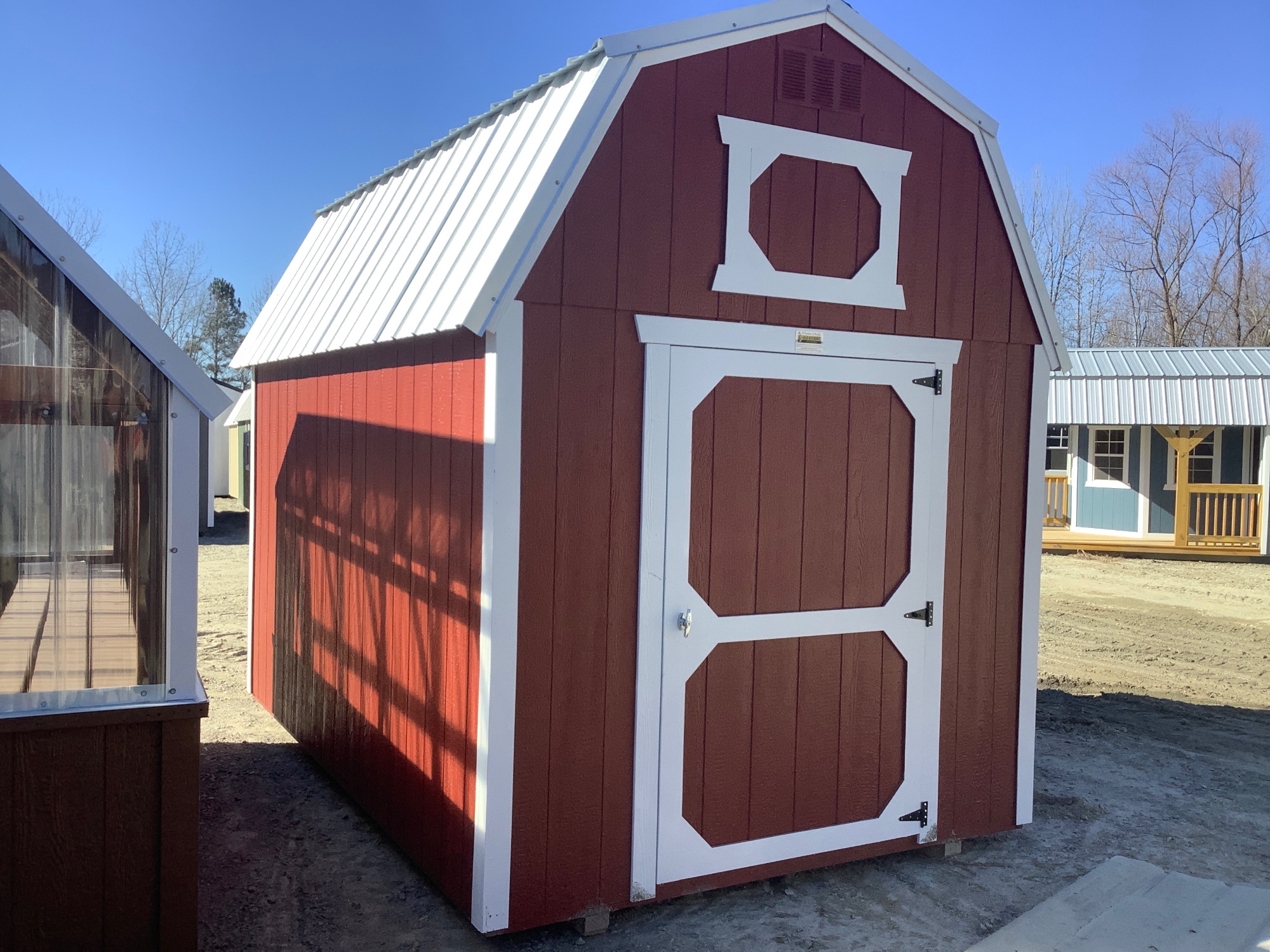 8 x 12 Lofted Barn at Garner, NC #2-BigWoodsOutdoor-R. Harrell in Garner #2, NC