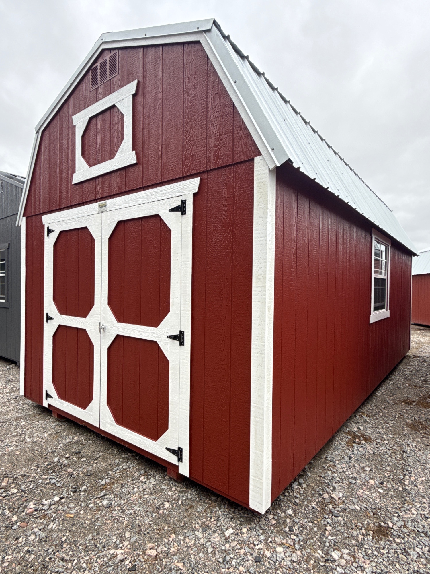 10 x 20 Lofted Barn at Spring Hope, NC-BigWoodsOtdrProd-DHarrell in Spring Hope, NC