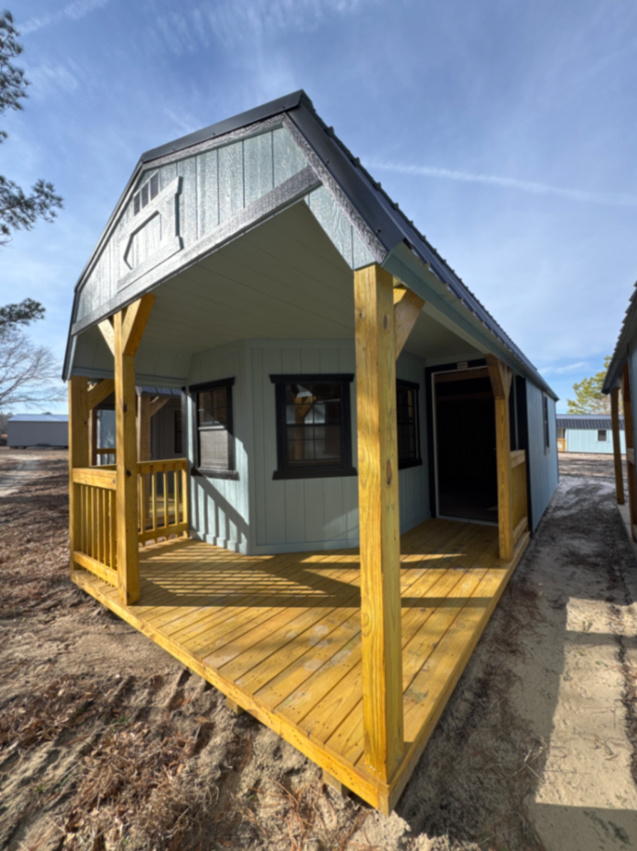 12 x 28 Lofted Barn at Bridgeton, NC-TheUltimateOutdoors-K. Yost in Bridgeton, NC