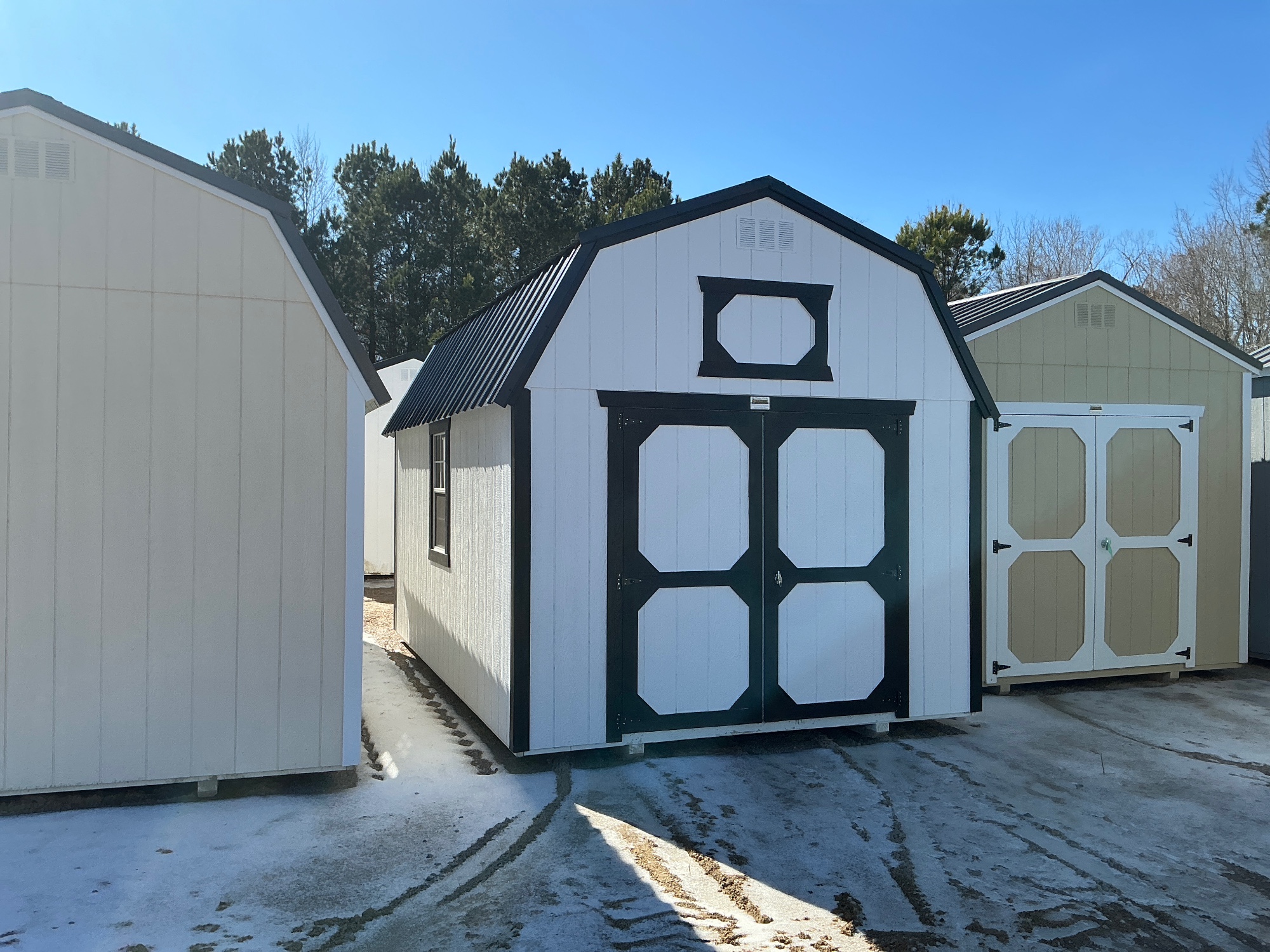 10 x 16 Lofted Barn at Garner, NC #2-BigWoodsOutdoor-R. Harrell in Garner #2, NC