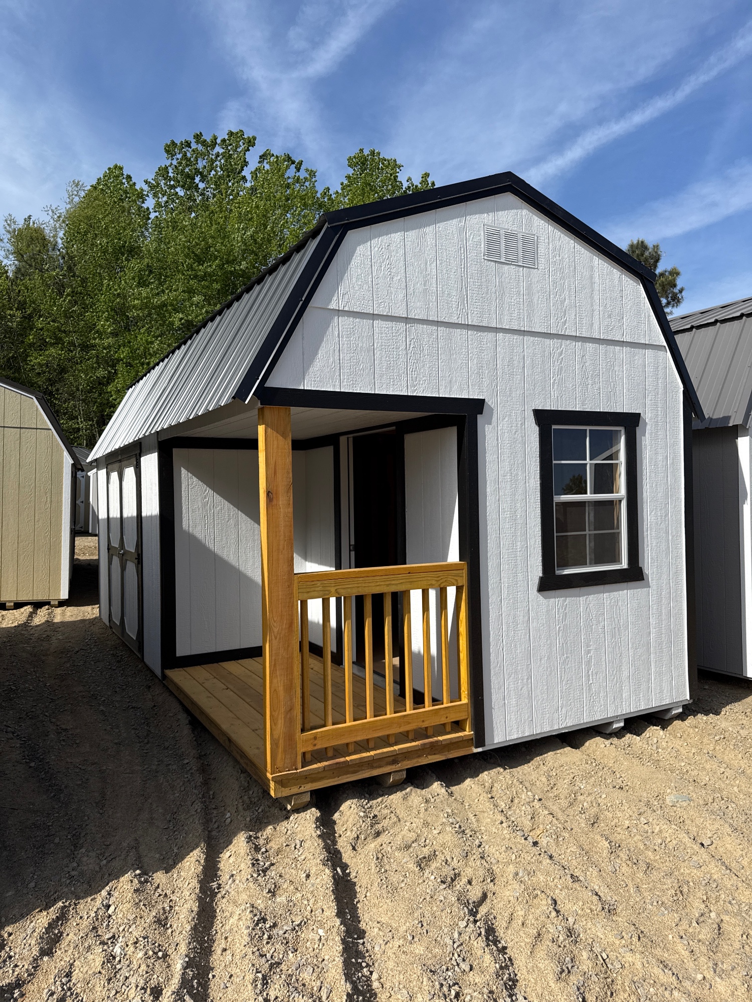 10 x 20 Lofted Barn at Garner, NC #2-BigWoodsOutdoor-R. Harrell in Garner #2, NC
