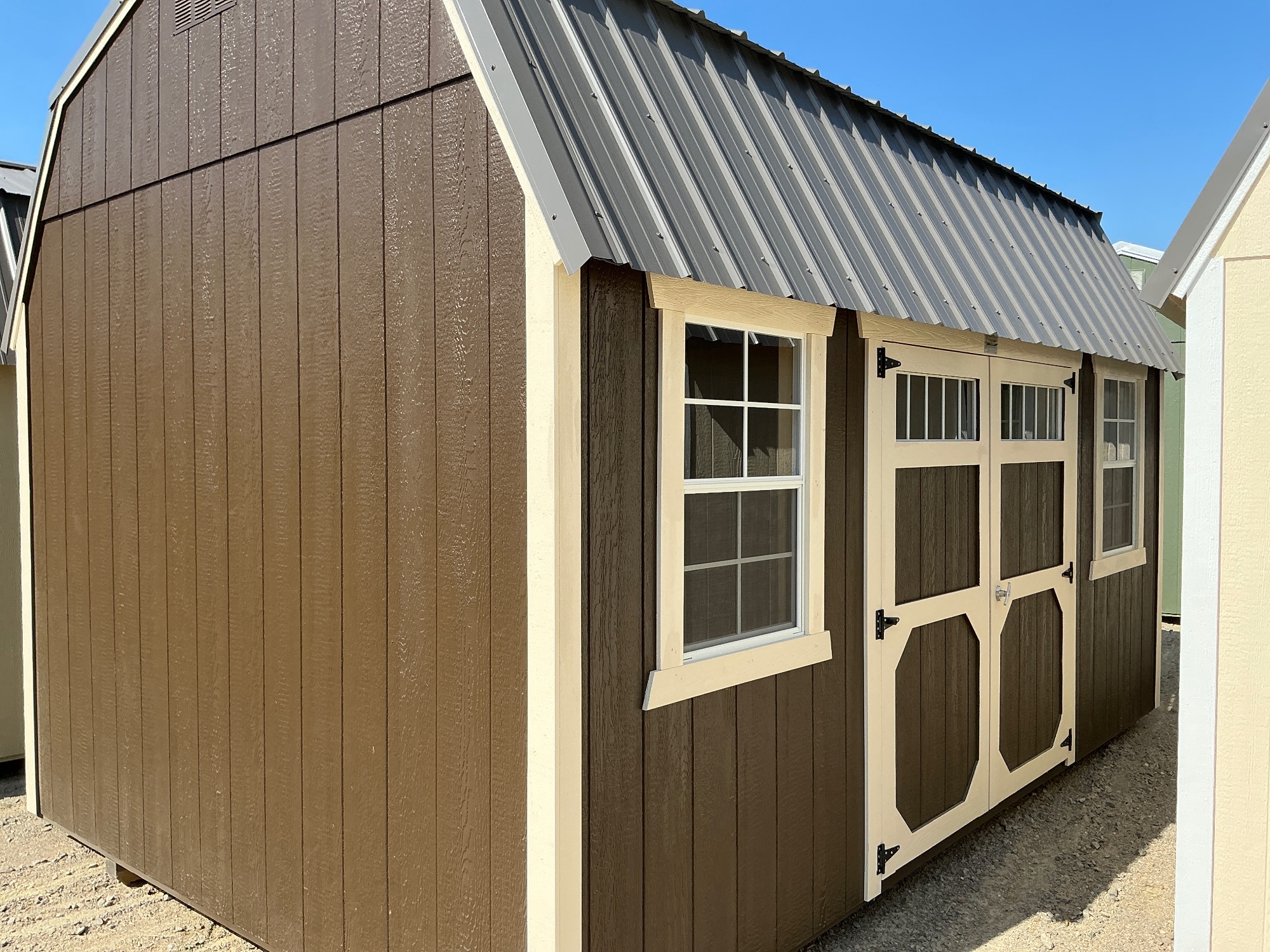 10 x 16 Lofted Barn at Garner, NC #2-BigWoodsOutdoor-R. Harrell in Garner #2, NC