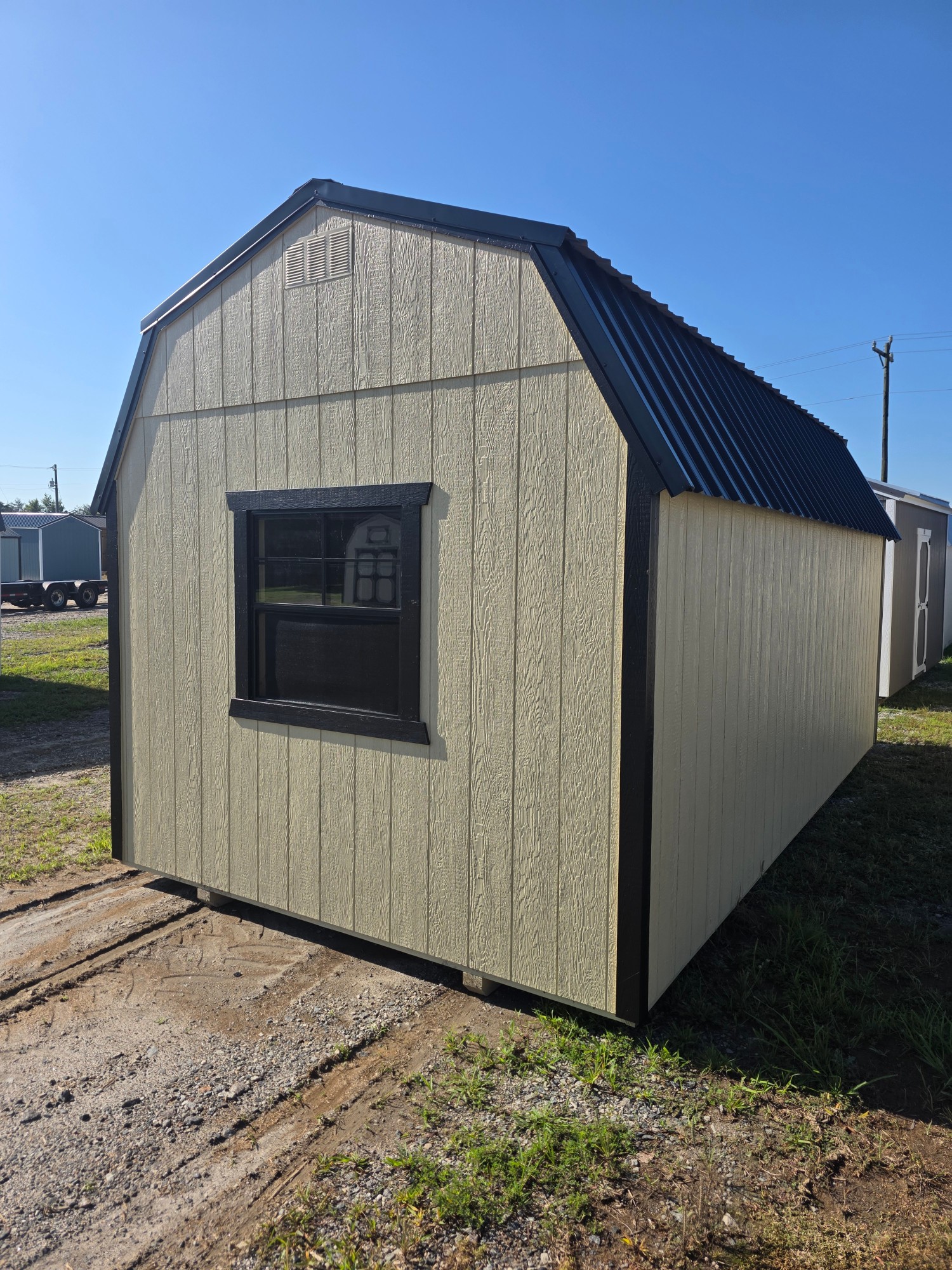 Lofted Barn - 10x20 back