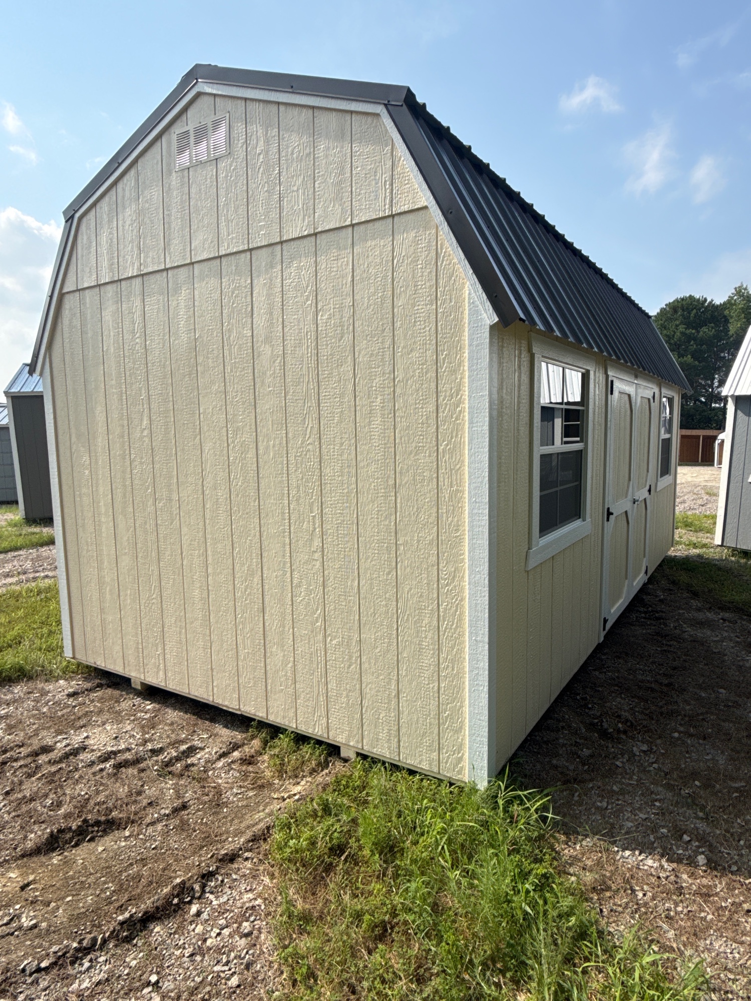 10 x 20 Lofted Barn at Spring Hope, NC-BigWoodsOtdrProd-DHarrell in Spring Hope, NC