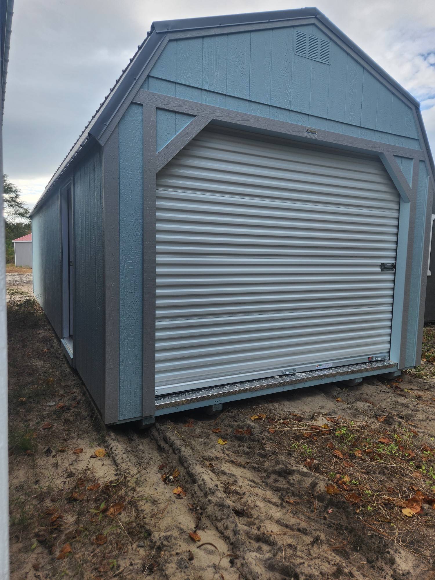 12 x 28 Lofted Barn at Bridgeton, NC-TheUltimateOutdoors-K. Yost in Bridgeton, NC