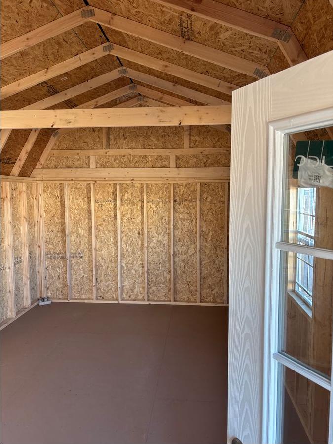 Deluxe Playhouse Barn - 12x28 interior