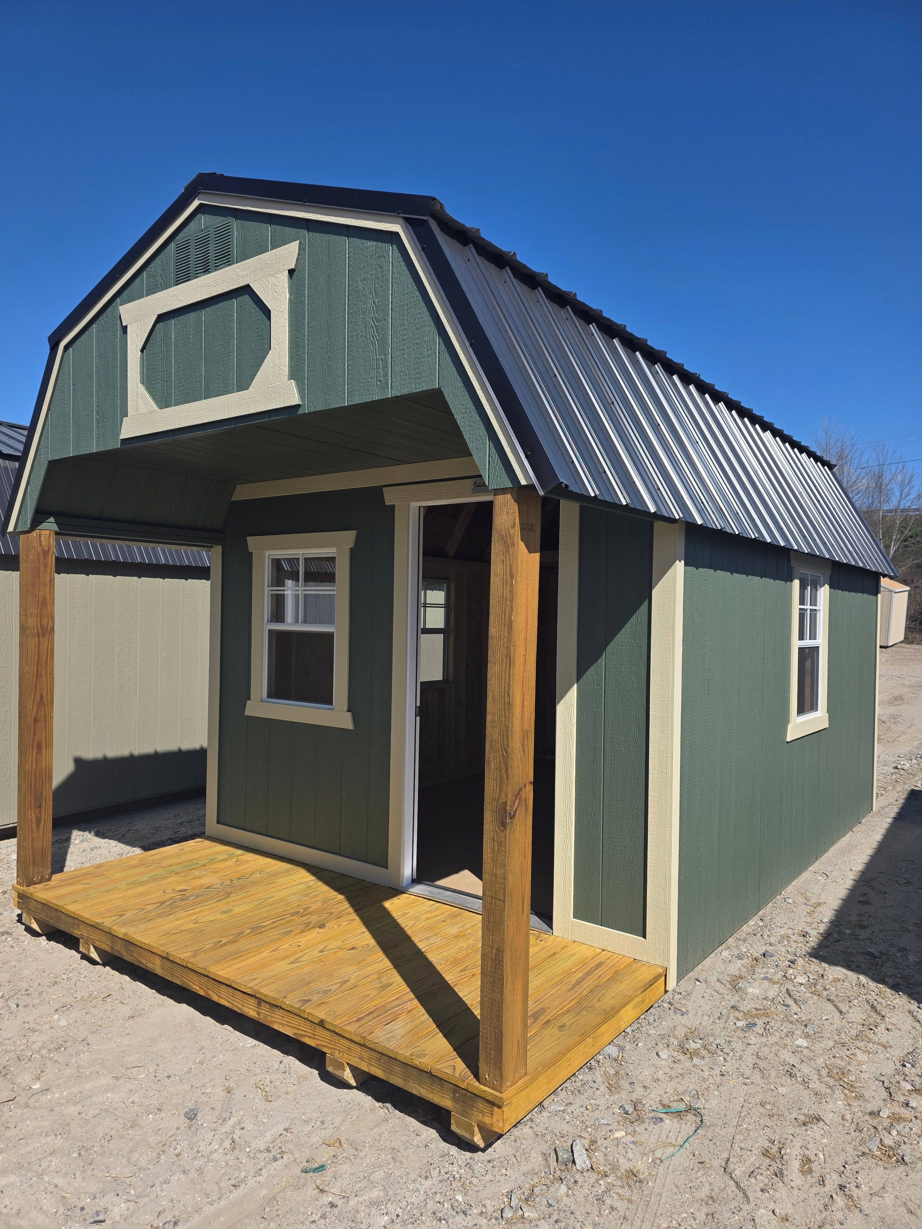 10 x 18 Lofted Barn at State Road, NC-NewEarthCompany-S. Boggess in State Road, NC